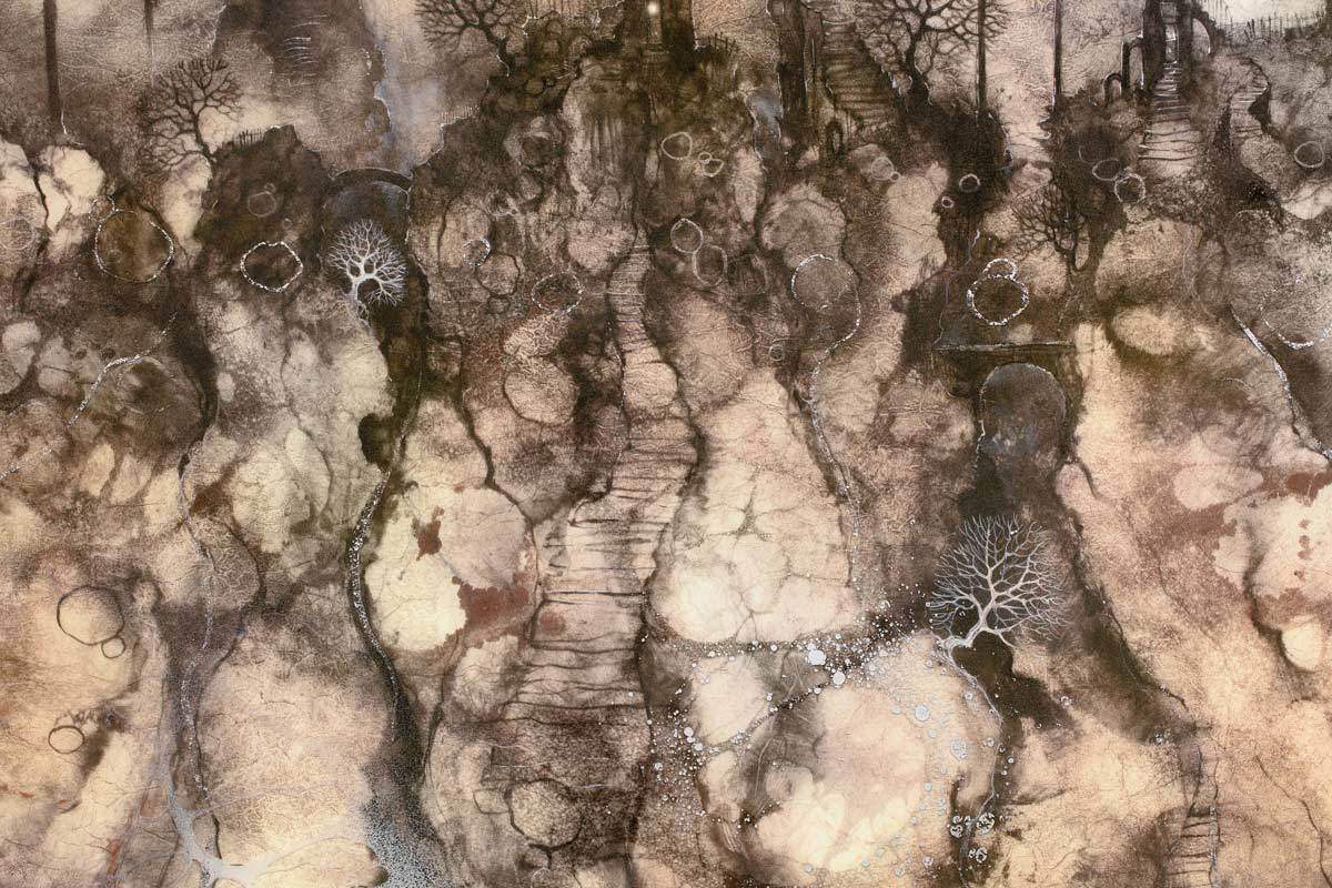 Godric's Lane - Edition by artist Kerry Darlington - Wyecliffe Galleries