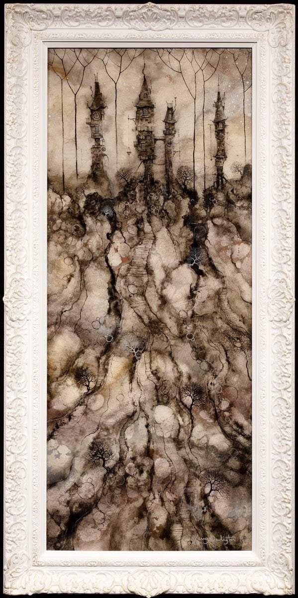 Godrics Lane - Original - SOLD by artist Kerry Darlington - Wyecliffe Galleries