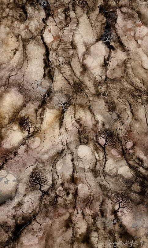 Godrics Lane - Original - SOLD by artist Kerry Darlington - Wyecliffe Galleries