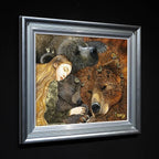 Goldilocks and The Three Bears - Rare Edition - SOLD by artist Kerry Darlington - Wyecliffe Galleries
