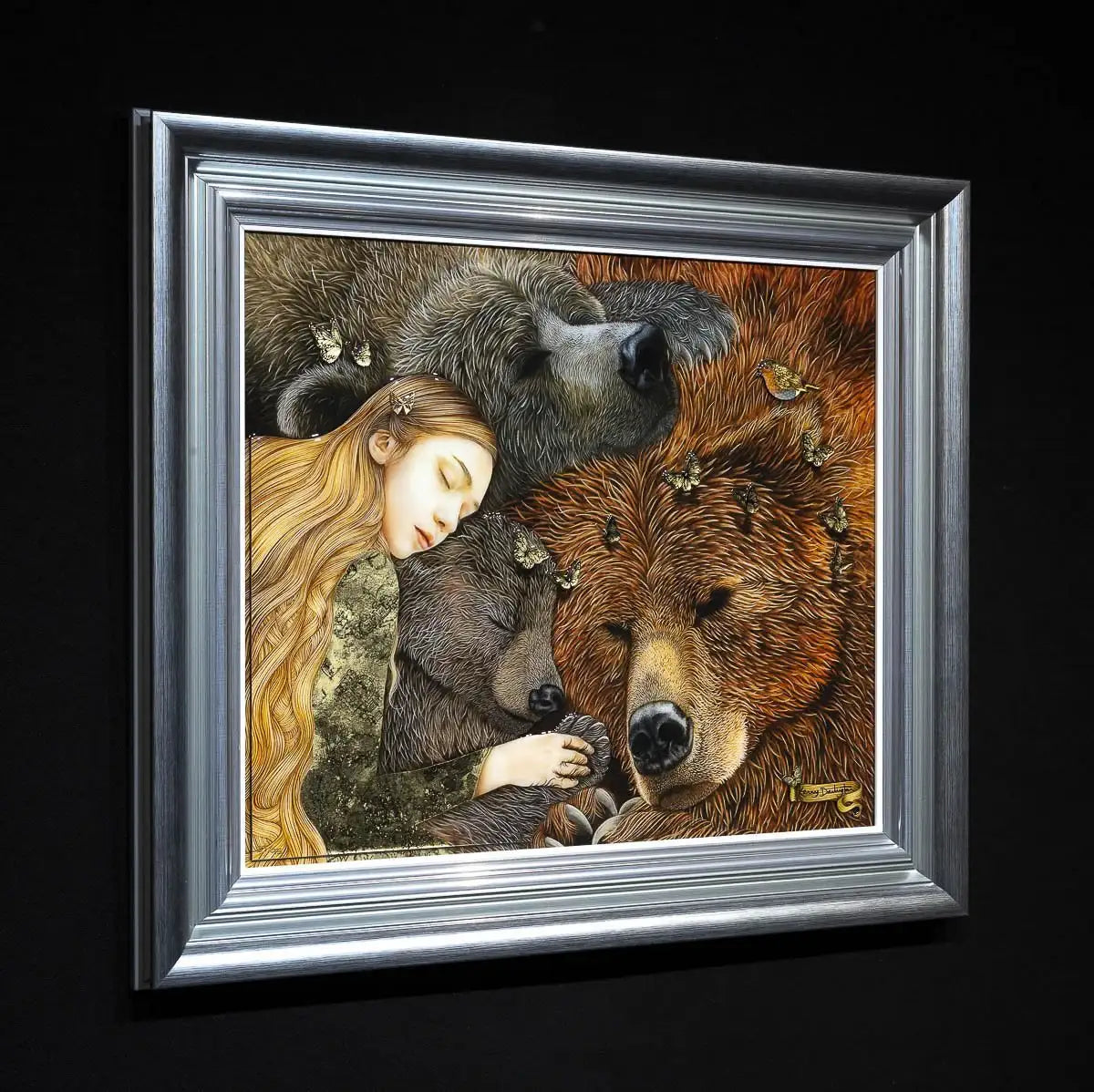 Goldilocks and The Three Bears - Rare Edition - SOLD by artist Kerry Darlington - Wyecliffe Galleries