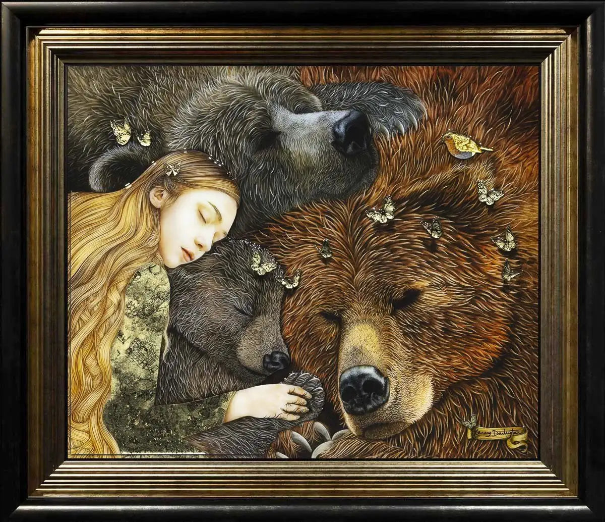 Goldilocks and The Three Bears - Rare Edition - SOLD by artist Kerry Darlington - Wyecliffe Galleries