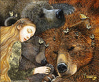 Goldilocks and The Three Bears - Rare Edition - SOLD by artist Kerry Darlington - Wyecliffe Galleries