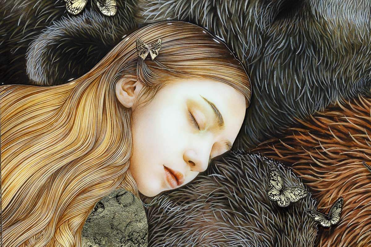 Goldilocks and The Three Bears - Rare Edition - SOLD by artist Kerry Darlington - Wyecliffe Galleries