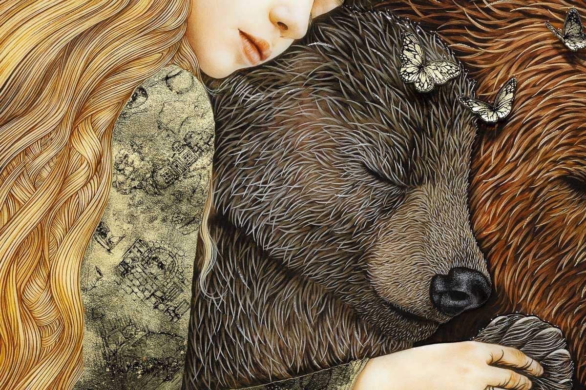 Goldilocks and The Three Bears - Rare Edition - SOLD by artist Kerry Darlington - Wyecliffe Galleries
