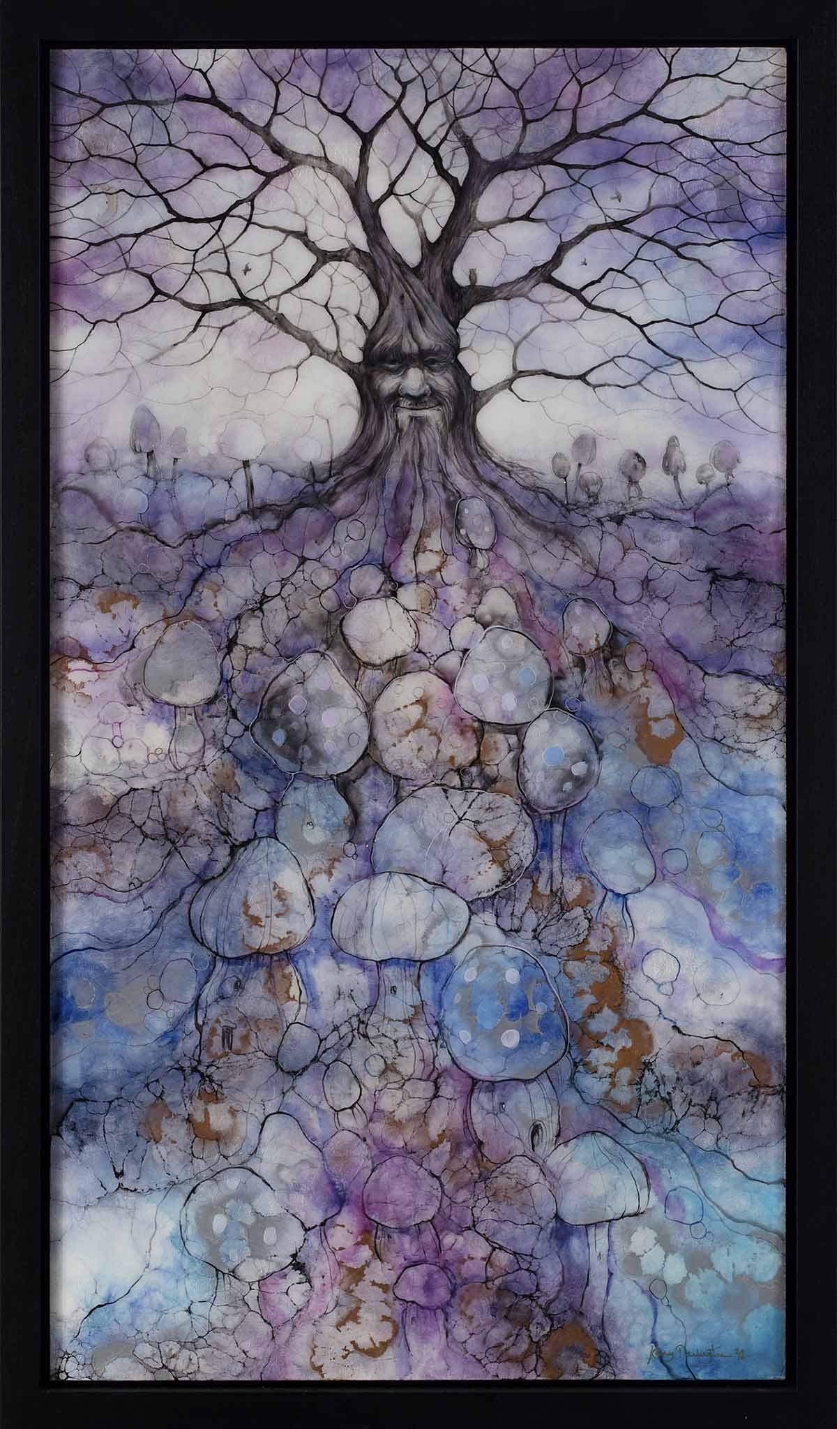 Grandfather Tree - SOLD by artist Kerry Darlington - Wyecliffe Galleries