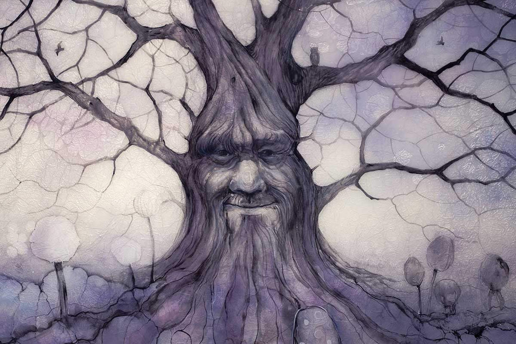 Grandfather Tree - SOLD by artist Kerry Darlington - Wyecliffe Galleries