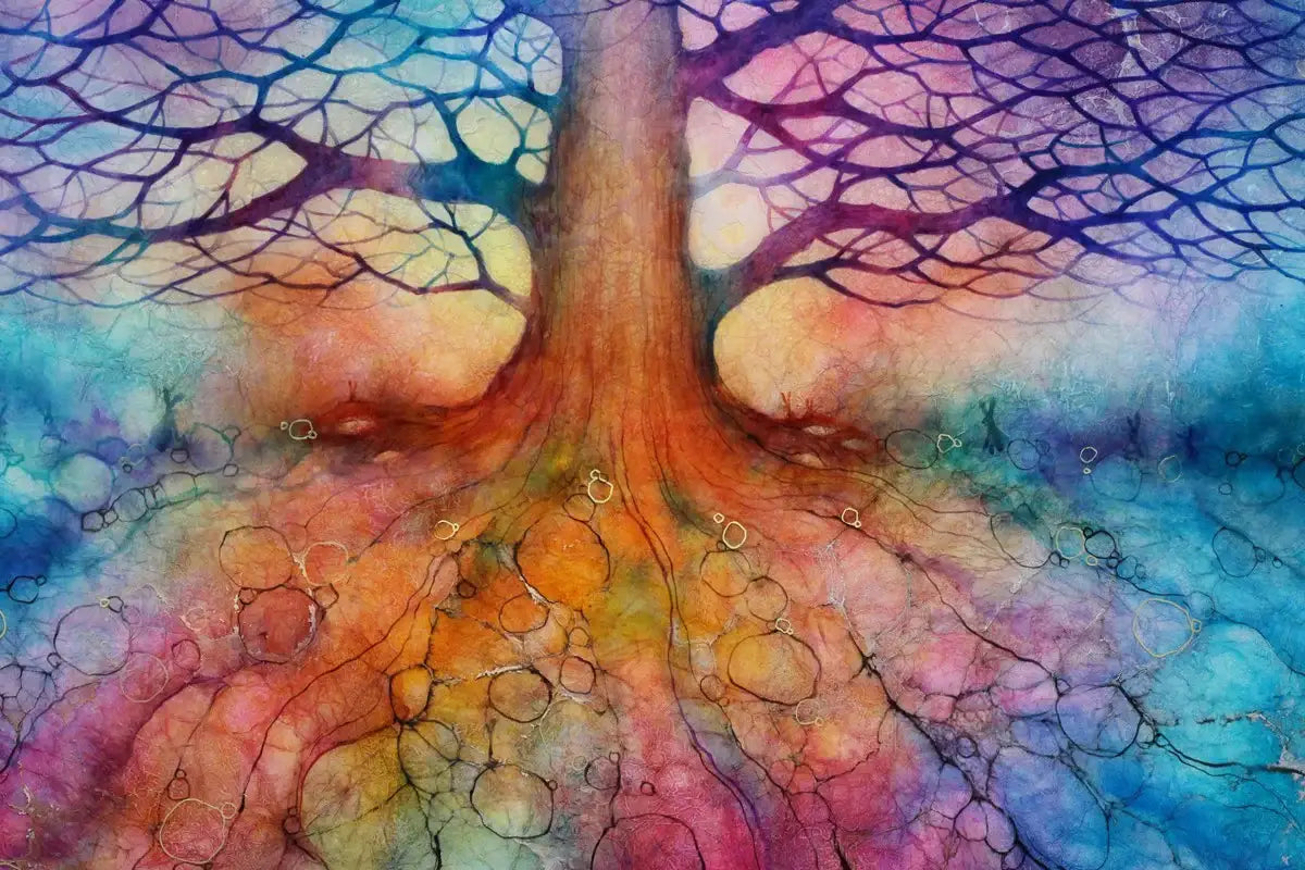 Healing Life, Healing World - Original - SOLD by artist Kerry Darlington - Wyecliffe Galleries