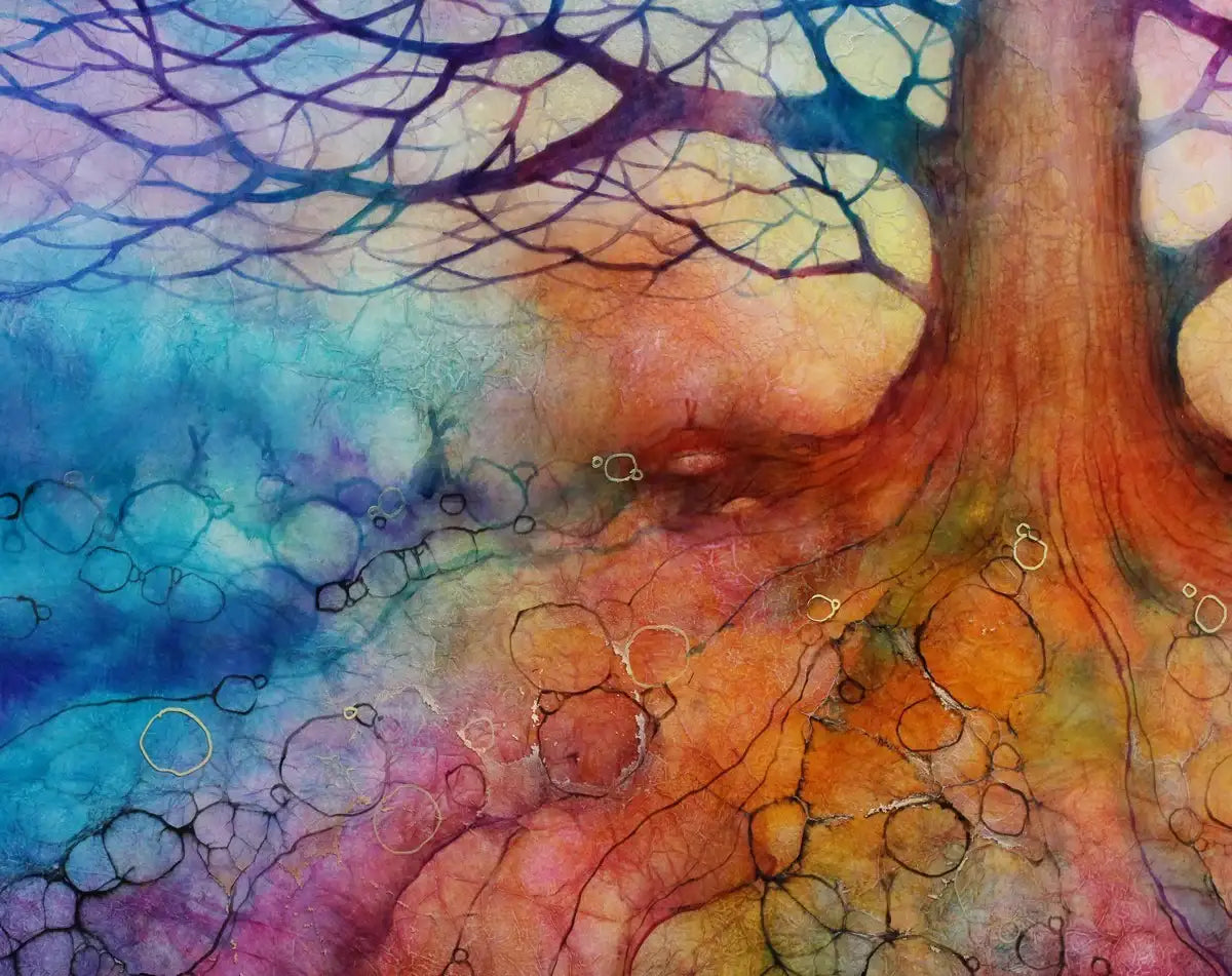 Healing Life, Healing World - Original - SOLD by artist Kerry Darlington - Wyecliffe Galleries