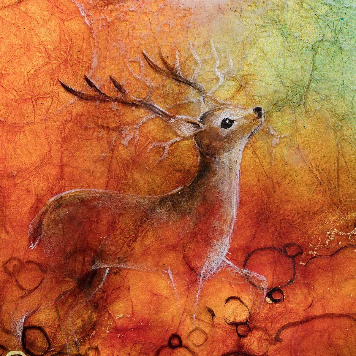 Hear My Truth - Original - SOLD by artist Kerry Darlington - Wyecliffe Galleries