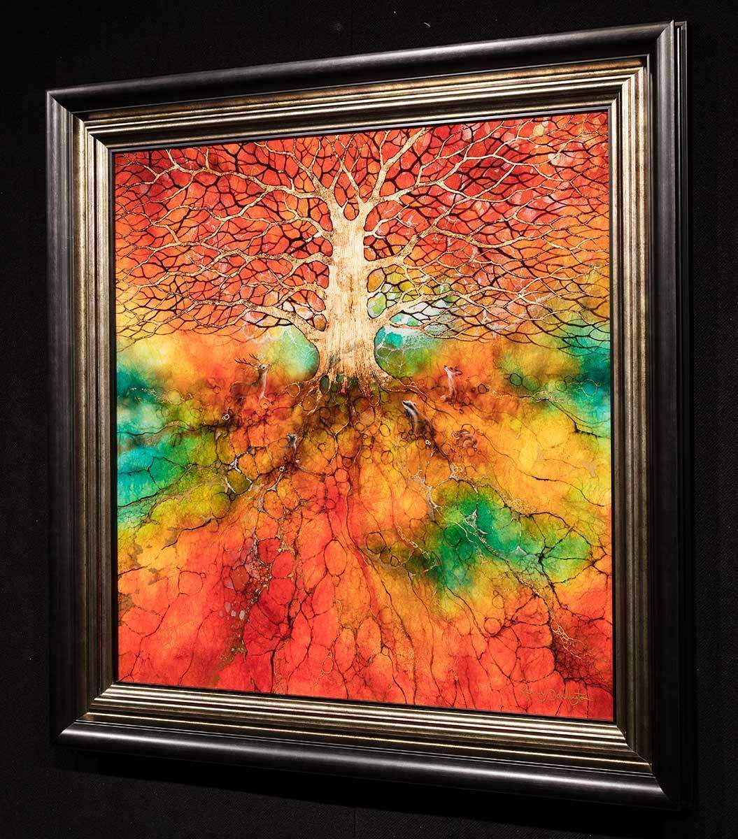 Hear My Truth - Original - SOLD by artist Kerry Darlington - Wyecliffe Galleries