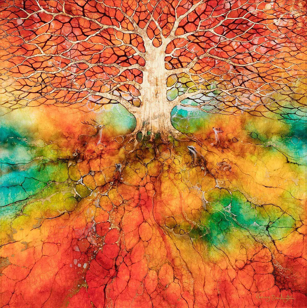 Hear My Truth - Original - SOLD by artist Kerry Darlington - Wyecliffe Galleries