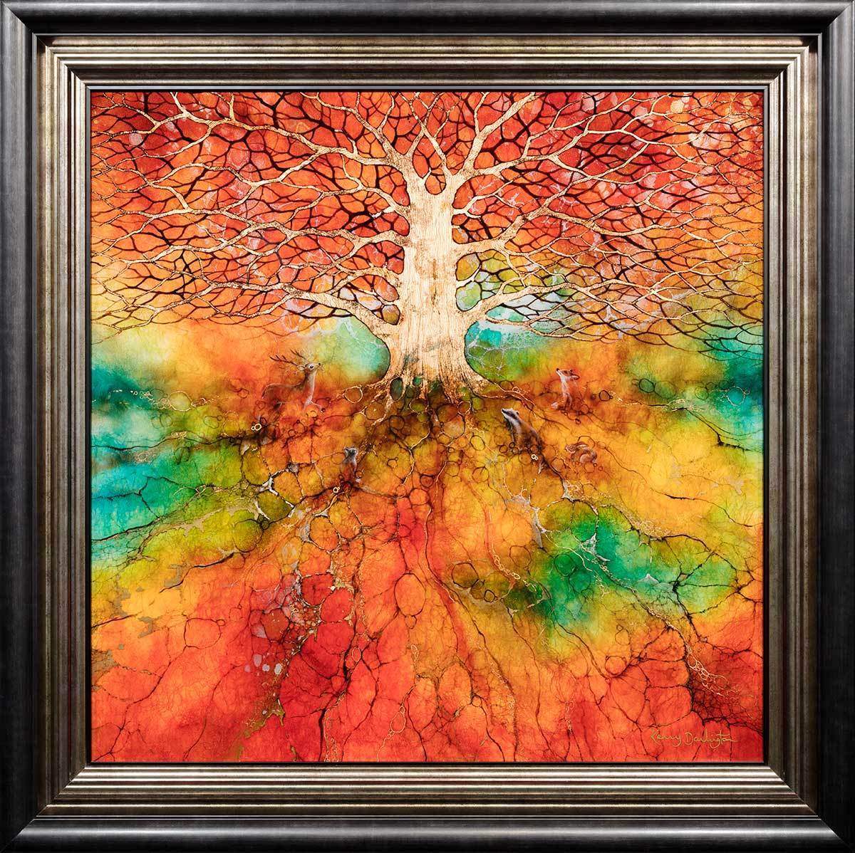 Hear My Truth - Original - SOLD by artist Kerry Darlington - Wyecliffe Galleries