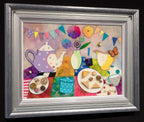 High Tea At Puddletown - Original - SOLD by artist Kerry Darlington - Wyecliffe Galleries