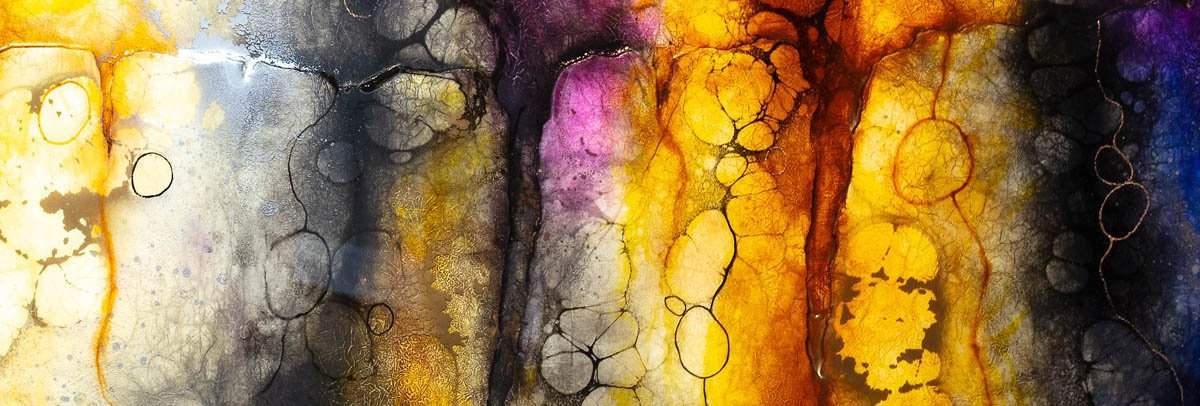 Hiuchi - Original - SOLD by artist Kerry Darlington - Wyecliffe Galleries