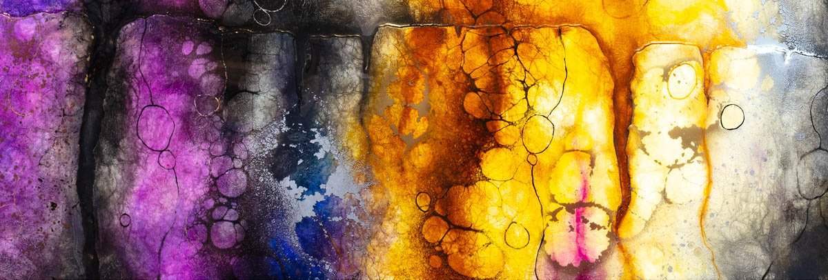 Hiuchi - Original - SOLD by artist Kerry Darlington - Wyecliffe Galleries