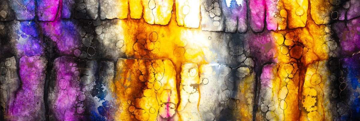 Hiuchi - Original - SOLD by artist Kerry Darlington - Wyecliffe Galleries