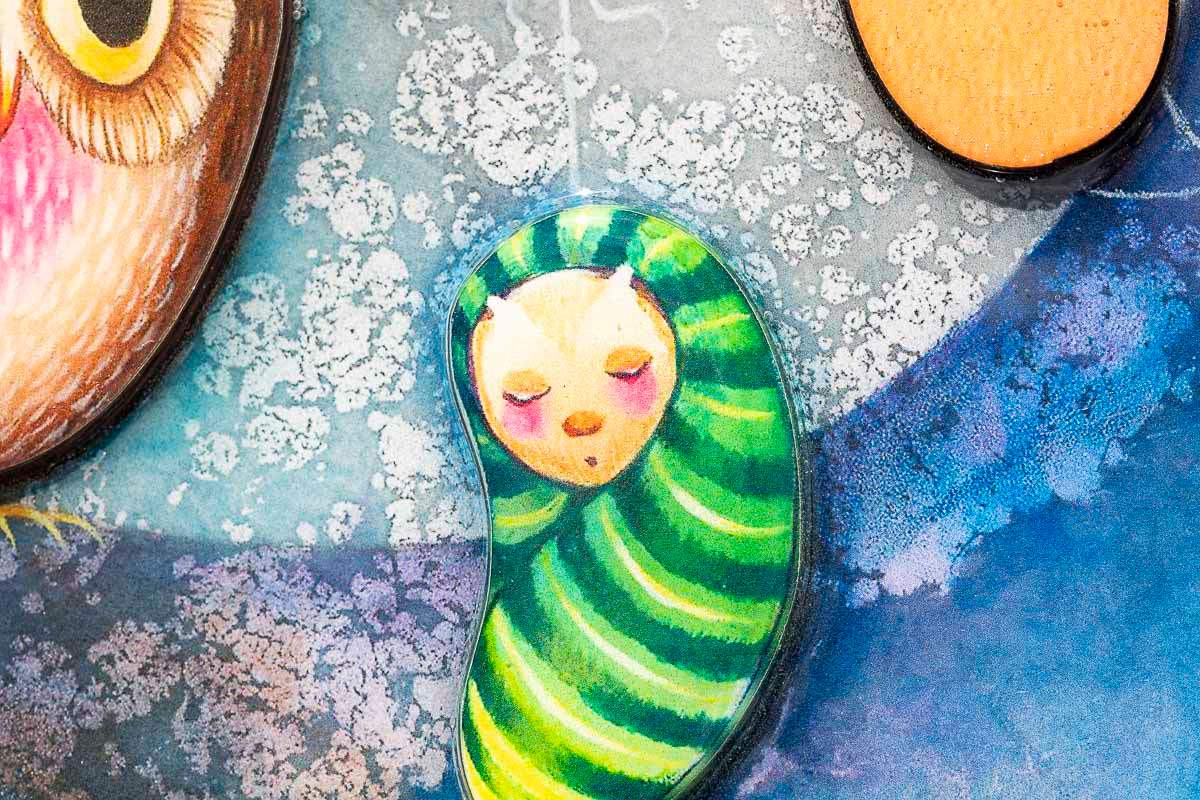 Hoots and Chirps - Edition by artist Kerry Darlington - Wyecliffe Galleries