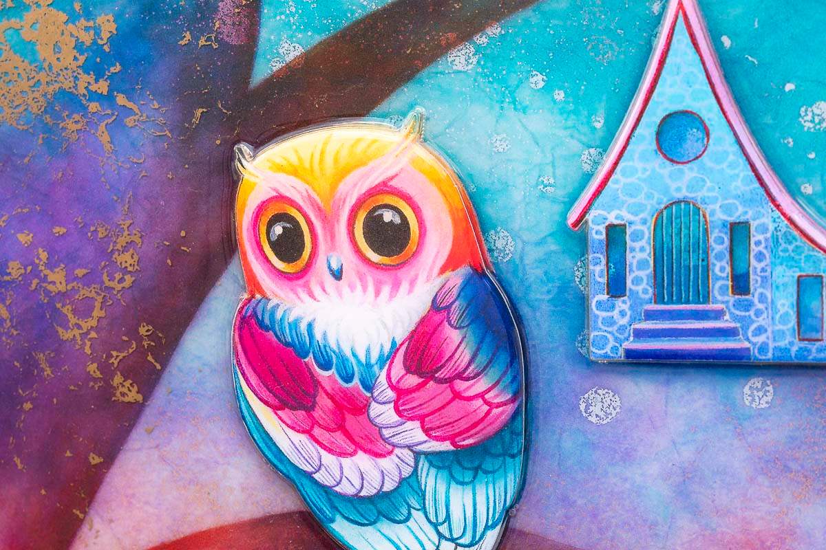 Hoots and Chirps - Edition by artist Kerry Darlington - Wyecliffe Galleries