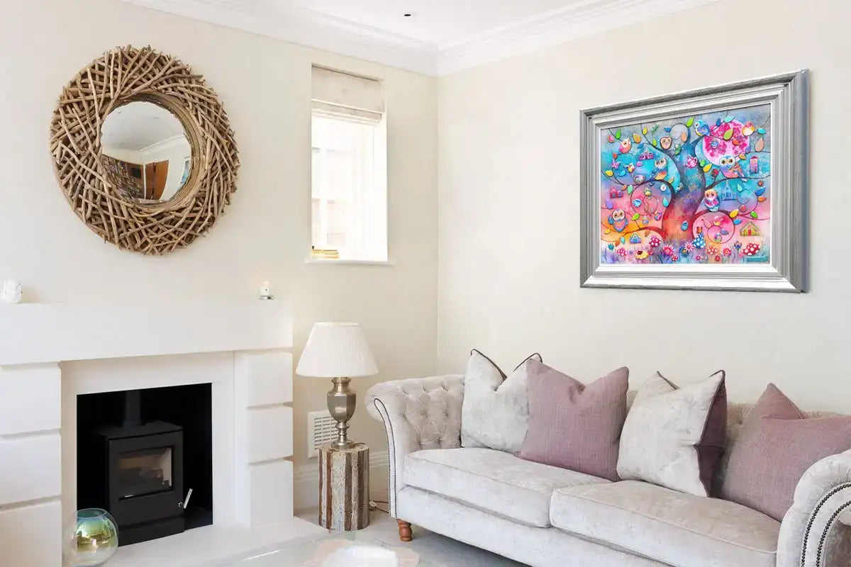 Hoots and Chirps - GOLD Edition by artist Kerry Darlington - Wyecliffe Galleries