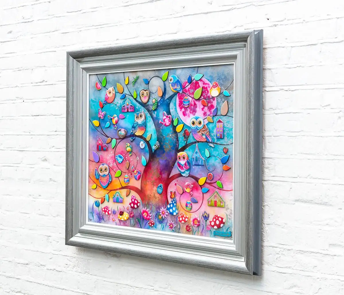 Hoots and Chirps - Edition by artist Kerry Darlington - Wyecliffe Galleries