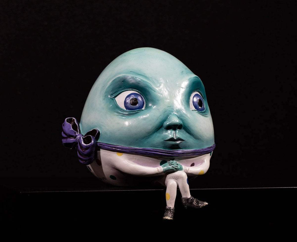Humpty Dumpty Sculpture - Unique Edition by artist Kerry Darlington - Wyecliffe Galleries