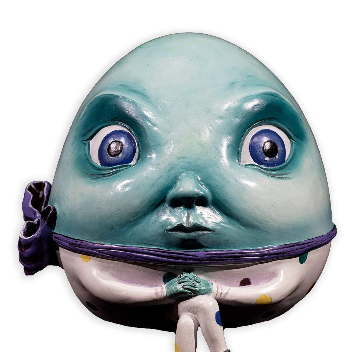 Humpty Dumpty Sculpture - Unique Edition by artist Kerry Darlington - Wyecliffe Galleries