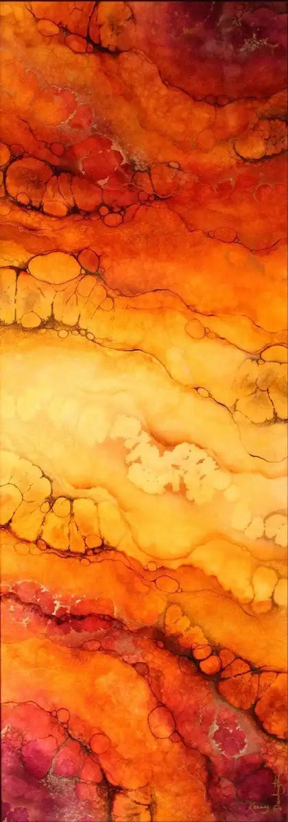 Ijen - ORIGINAL - SOLD by artist Kerry Darlington - Wyecliffe Galleries