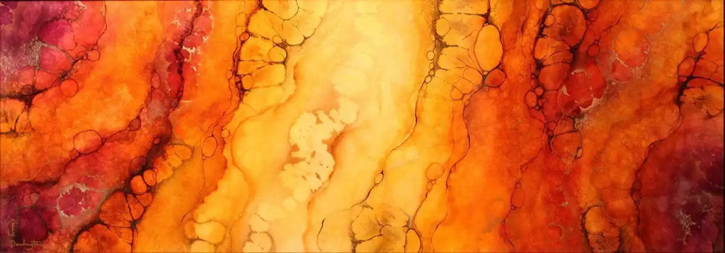 Ijen - ORIGINAL - SOLD by artist Kerry Darlington - Wyecliffe Galleries