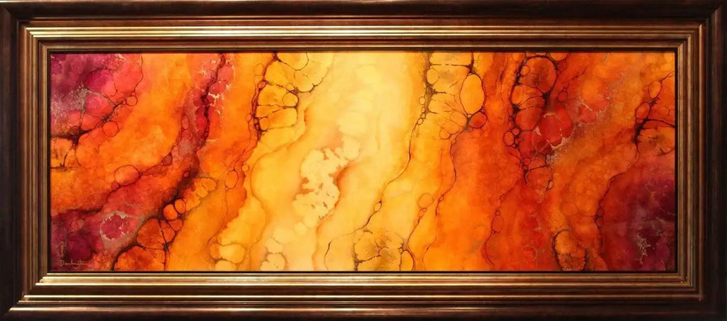 Ijen - ORIGINAL - SOLD by artist Kerry Darlington - Wyecliffe Galleries