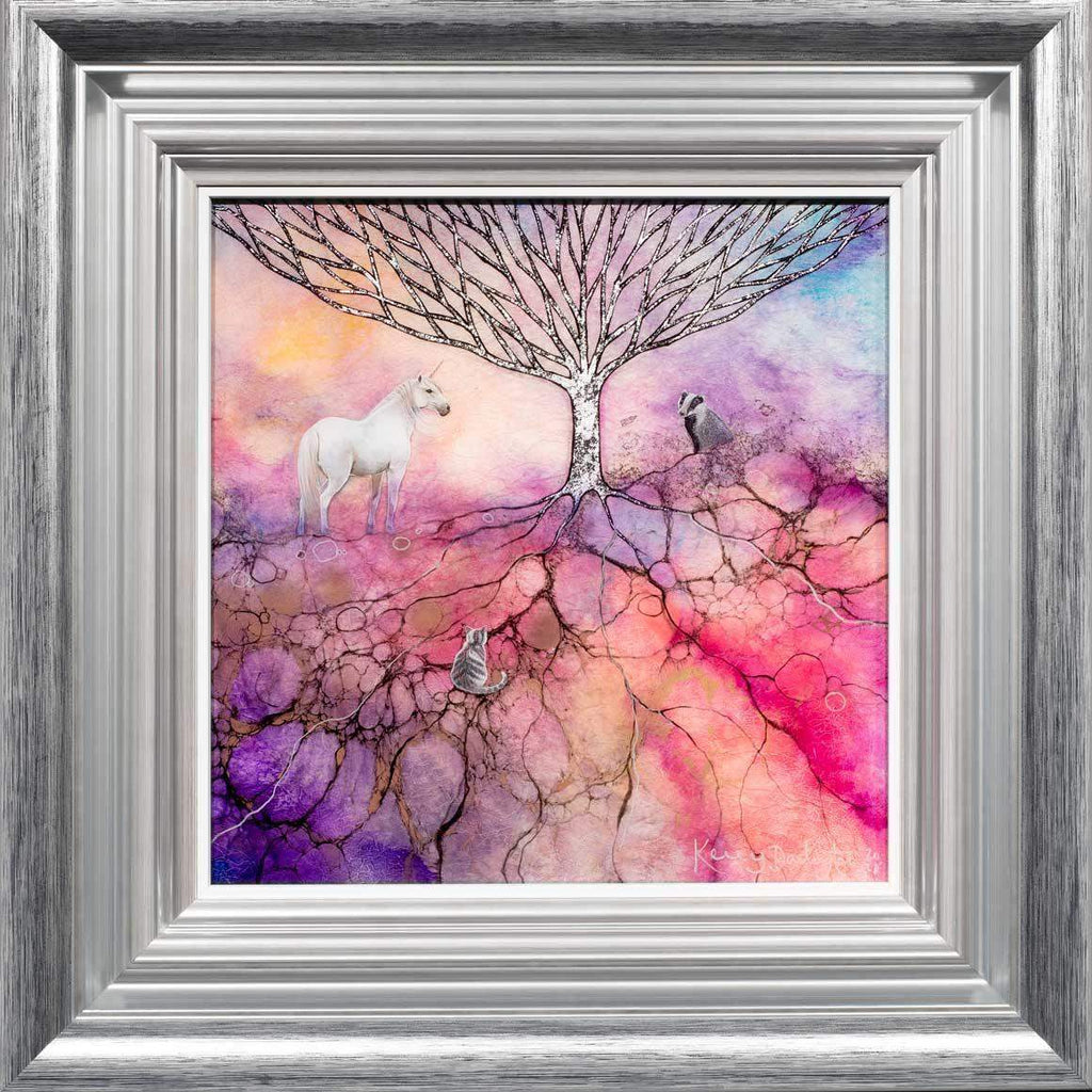 Immortal Eyes - Original - SOLD by artist Kerry Darlington - Wyecliffe Galleries