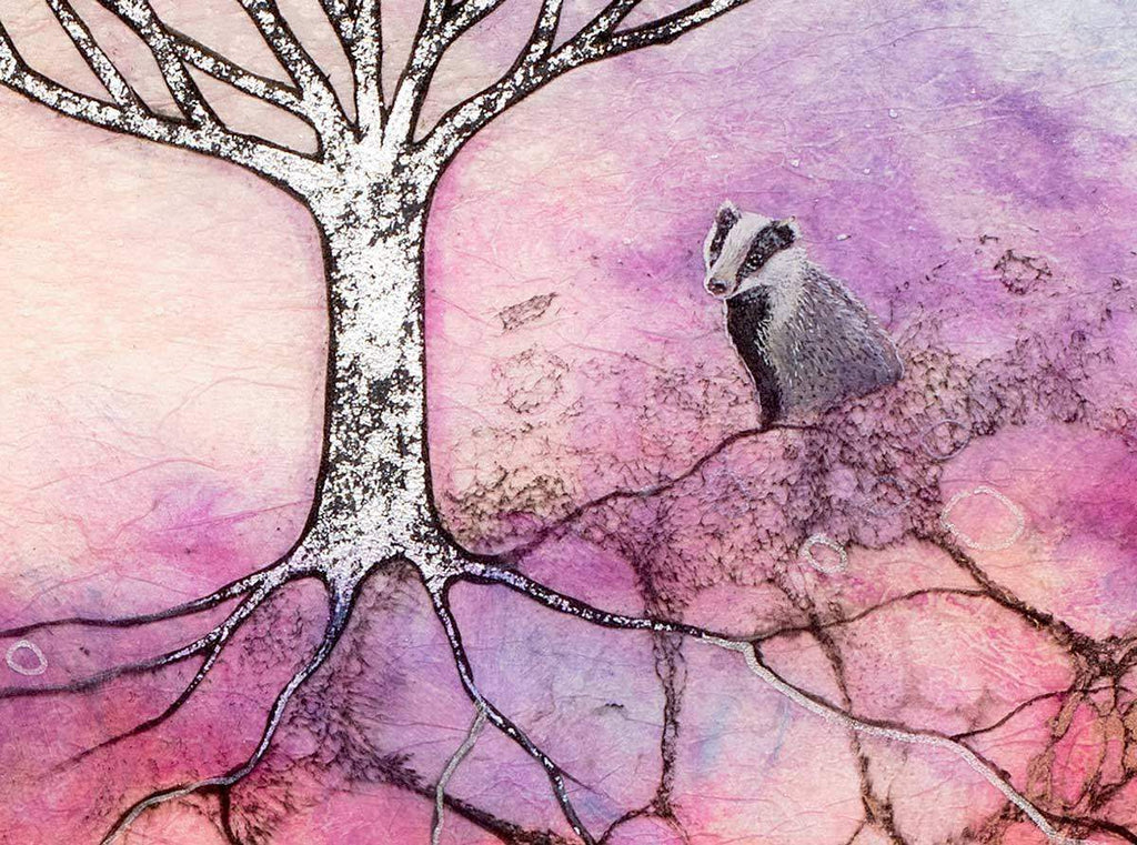 Immortal Eyes - Original - SOLD by artist Kerry Darlington - Wyecliffe Galleries