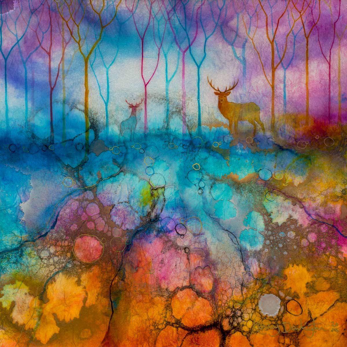 Incalescent - Original - SOLD by artist Kerry Darlington - Wyecliffe Galleries