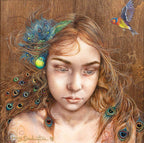 Into the Pensieve Original - SOLD by artist Kerry Darlington - Wyecliffe Galleries