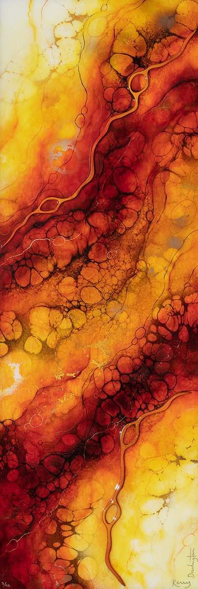 Io - Unique Edition by artist Kerry Darlington - Wyecliffe Galleries