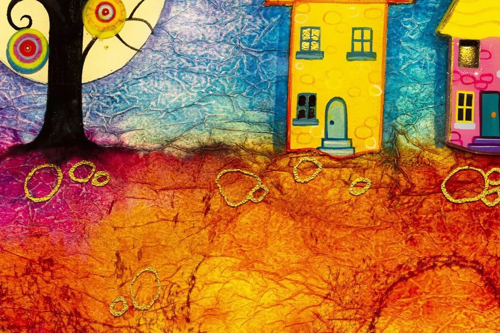 Jolly Valley - Original - SOLD by artist Kerry Darlington - Wyecliffe Galleries