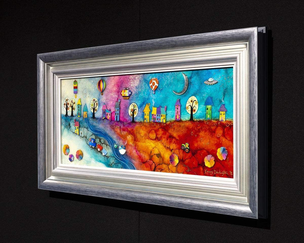 Jolly Valley - Original - SOLD by artist Kerry Darlington - Wyecliffe Galleries