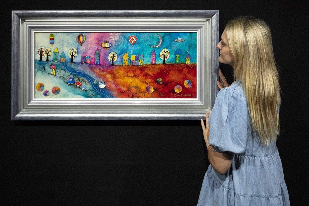 Jolly Valley - Original - SOLD by artist Kerry Darlington - Wyecliffe Galleries