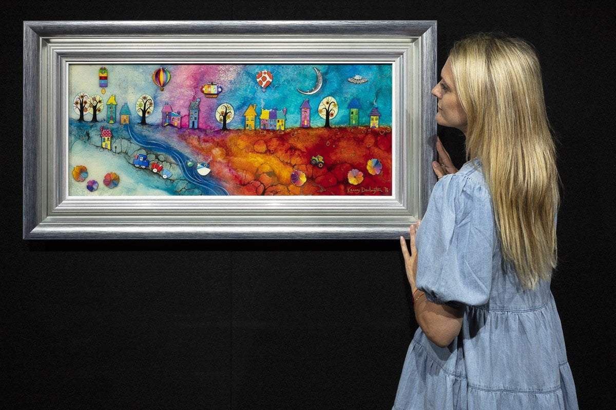 Jolly Valley - Original - SOLD by artist Kerry Darlington - Wyecliffe Galleries