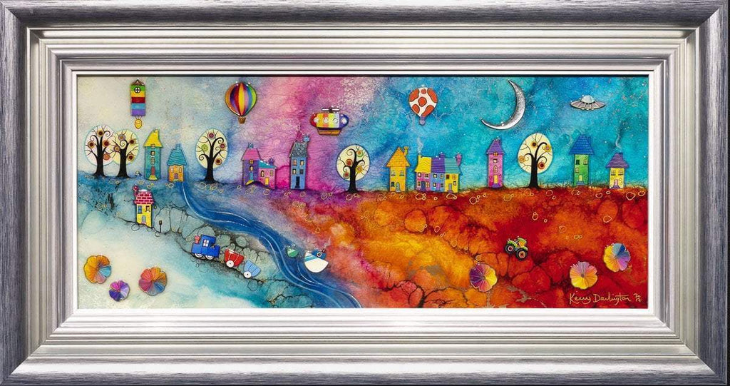 Jolly Valley - Original - SOLD by artist Kerry Darlington - Wyecliffe Galleries