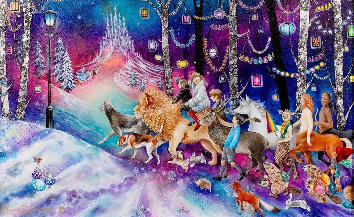 Journey To The Ice Palace - ORIGINAL SOLD by artist Kerry Darlington - Wyecliffe Galleries