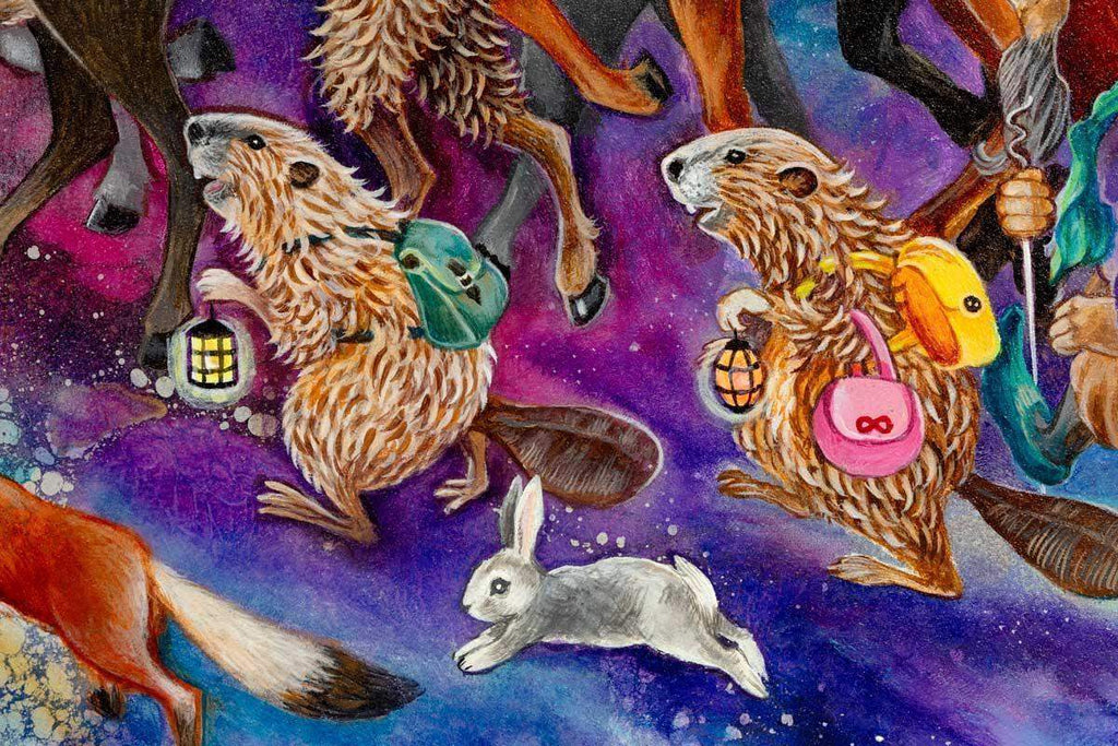 Journey To The Ice Palace - ORIGINAL SOLD by artist Kerry Darlington - Wyecliffe Galleries