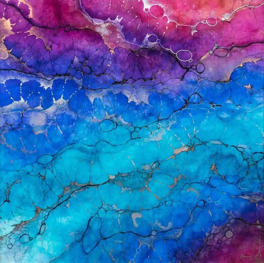 Kasatochi - Original -SOLD by artist Kerry Darlington - Wyecliffe Galleries