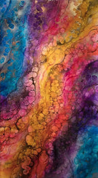 Kendang - Original - SOLD by artist Kerry Darlington - Wyecliffe Galleries