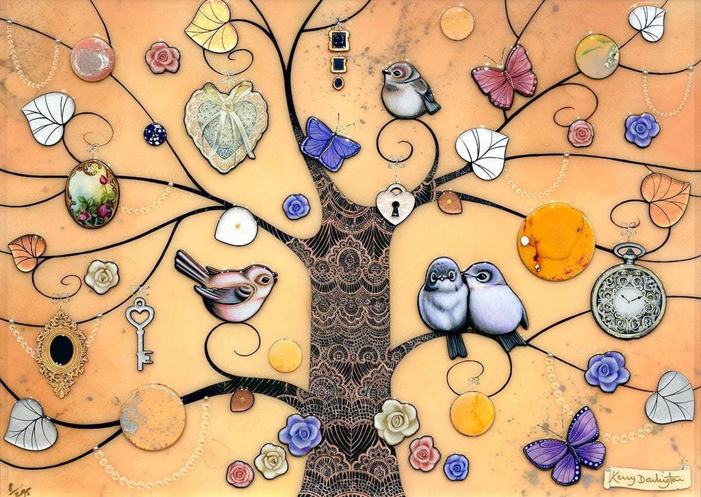 Lace Tree - Edition by artist Kerry Darlington - Wyecliffe Galleries