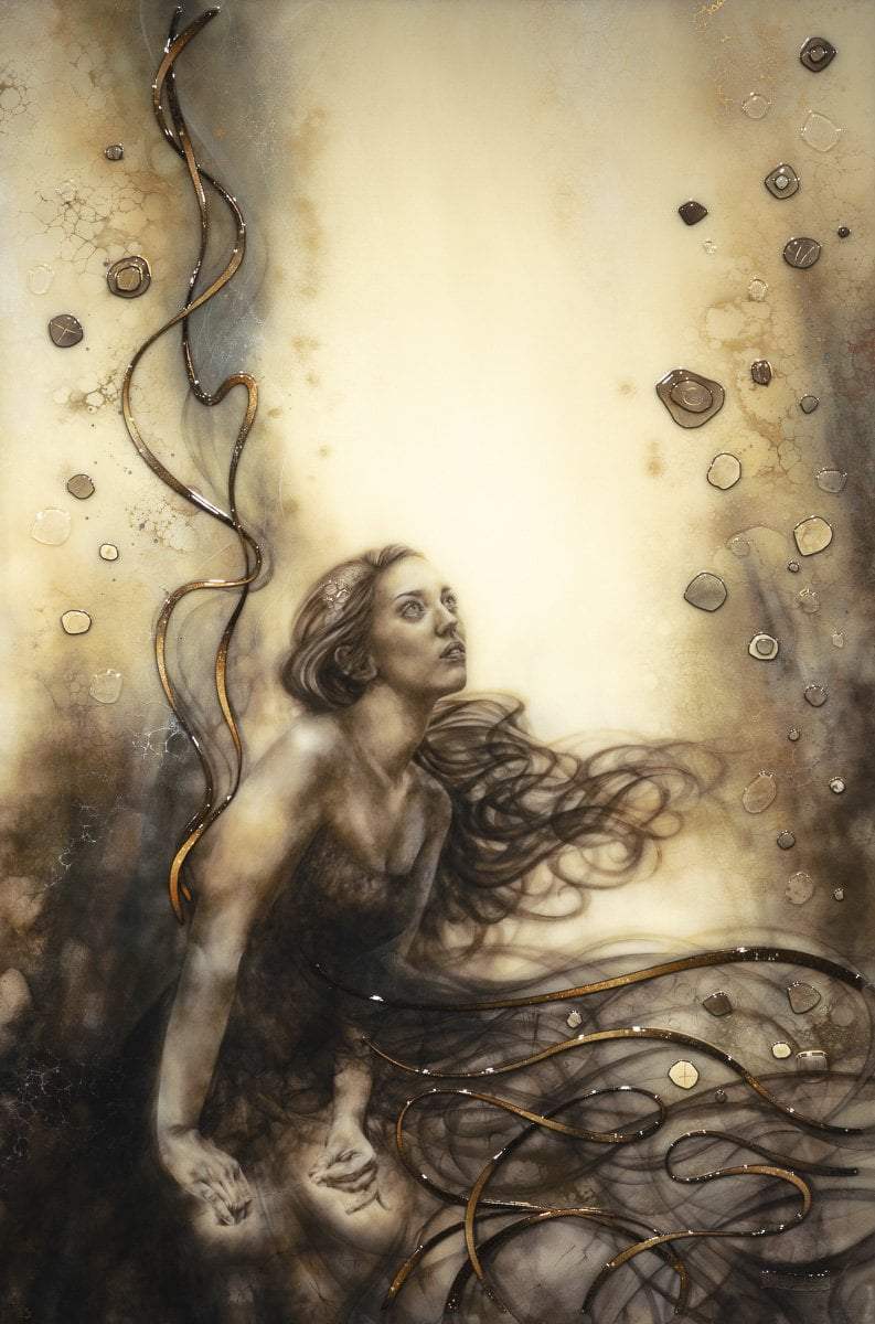 Lady of Shalott - Deluxe Edition by artist Kerry Darlington - Wyecliffe Galleries