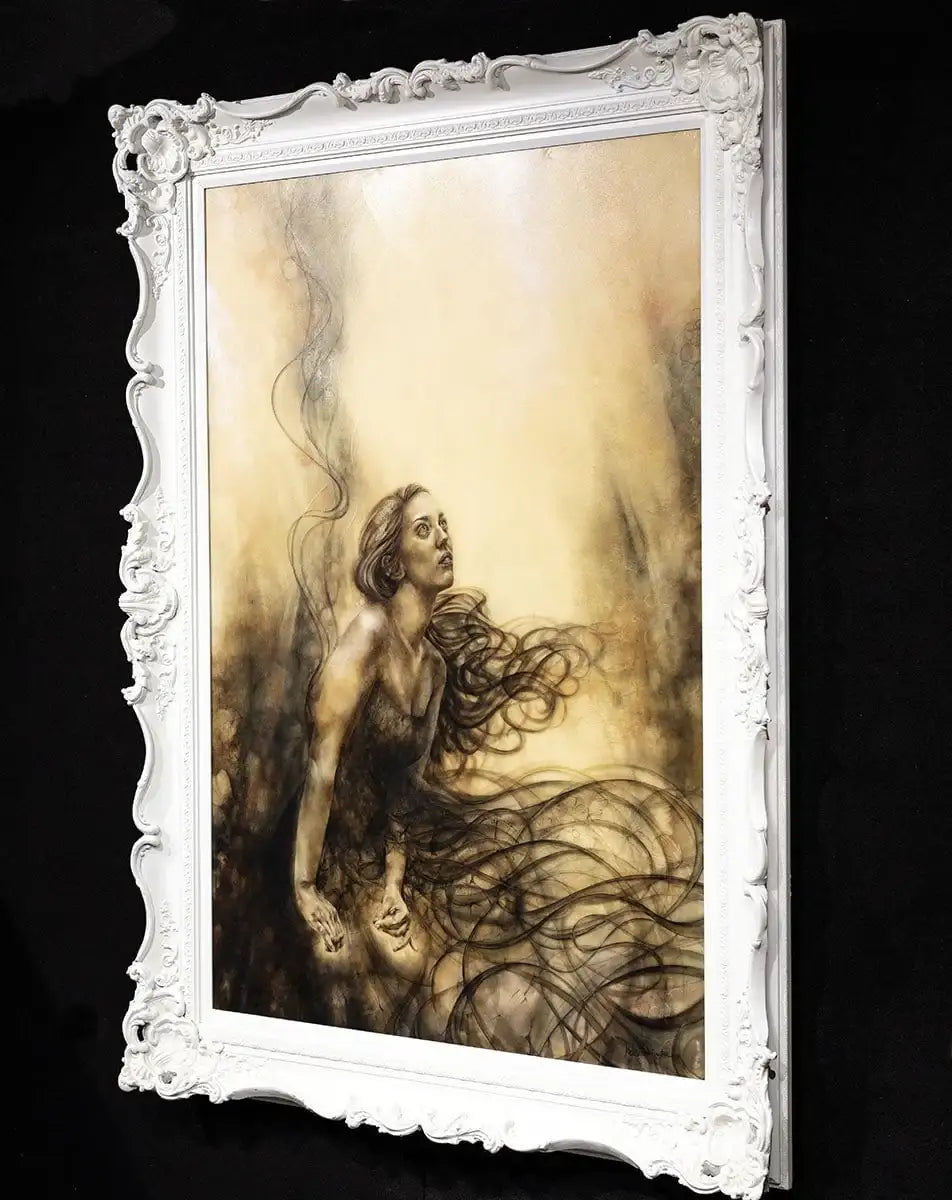 Lady of Shalott - Original by artist Kerry Darlington - Wyecliffe Galleries