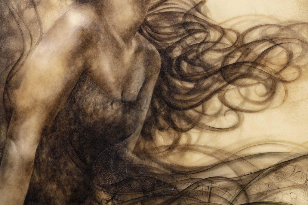 Lady of Shalott - Original by artist Kerry Darlington - Wyecliffe Galleries