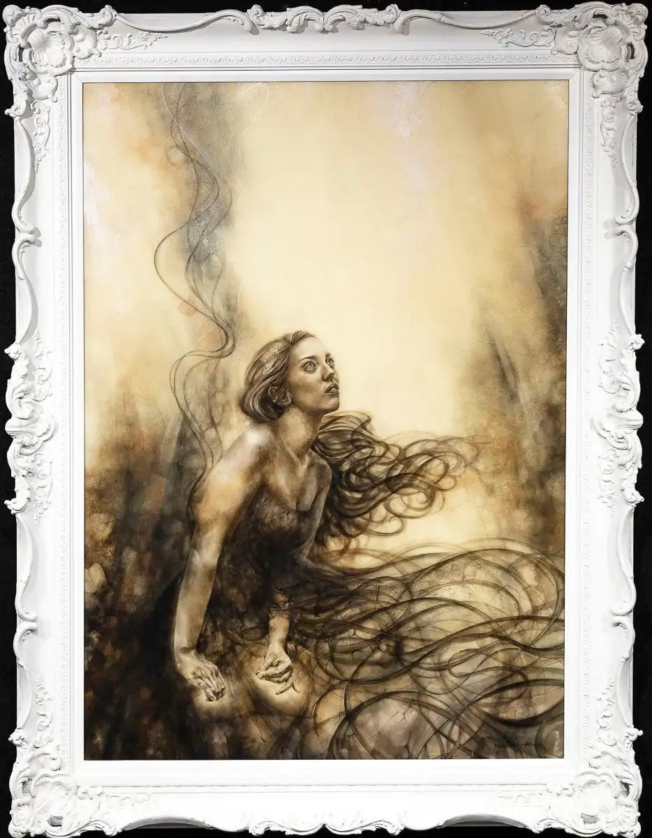 Lady of Shalott - Original by artist Kerry Darlington - Wyecliffe Galleries