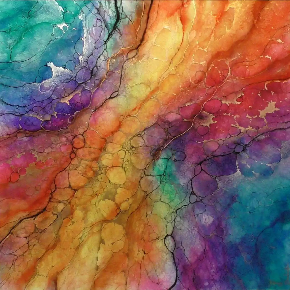 Latukan - ORIGINAL - SOLD by artist Kerry Darlington - Wyecliffe Galleries